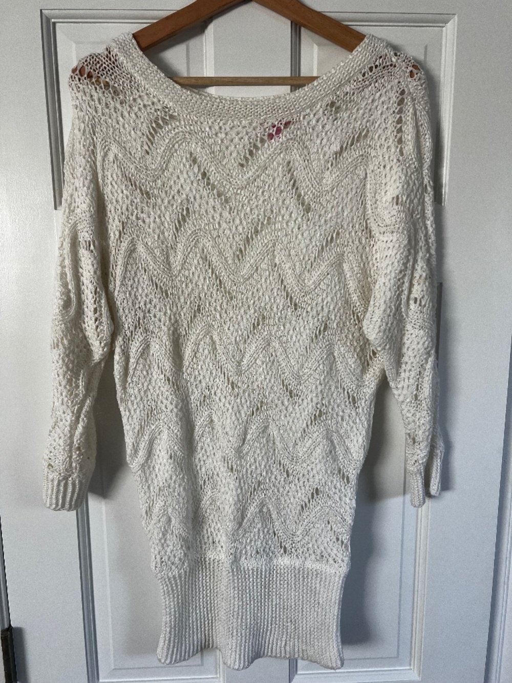 Lilly Pulitzer White Woven Sweater S/XS